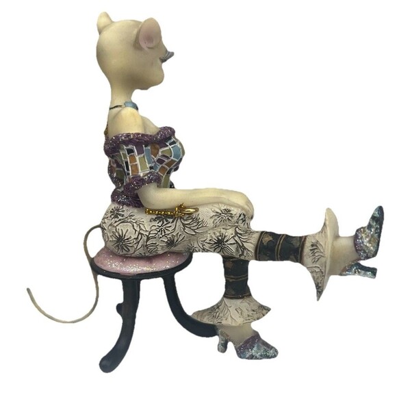 Alley Cats Margaret Le Van Lushus Martini Ornament Retired Collectible 3” Rare - Picture 7 of 11